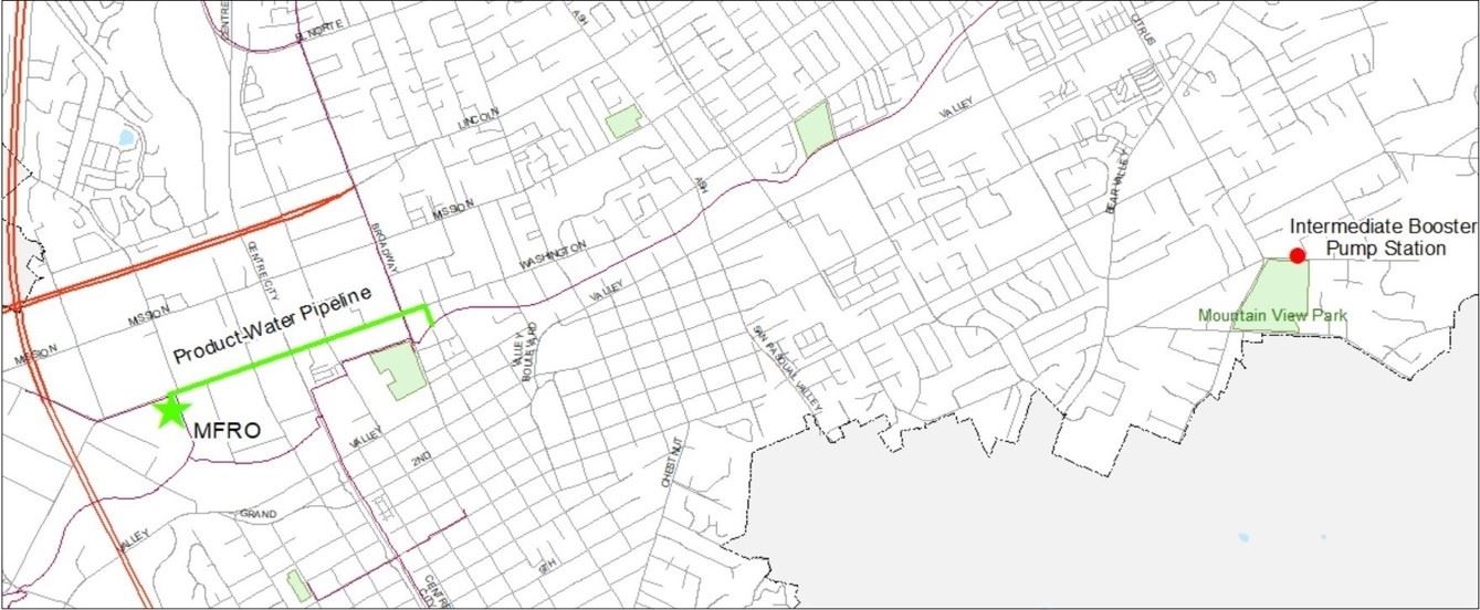 Locations of Project Components