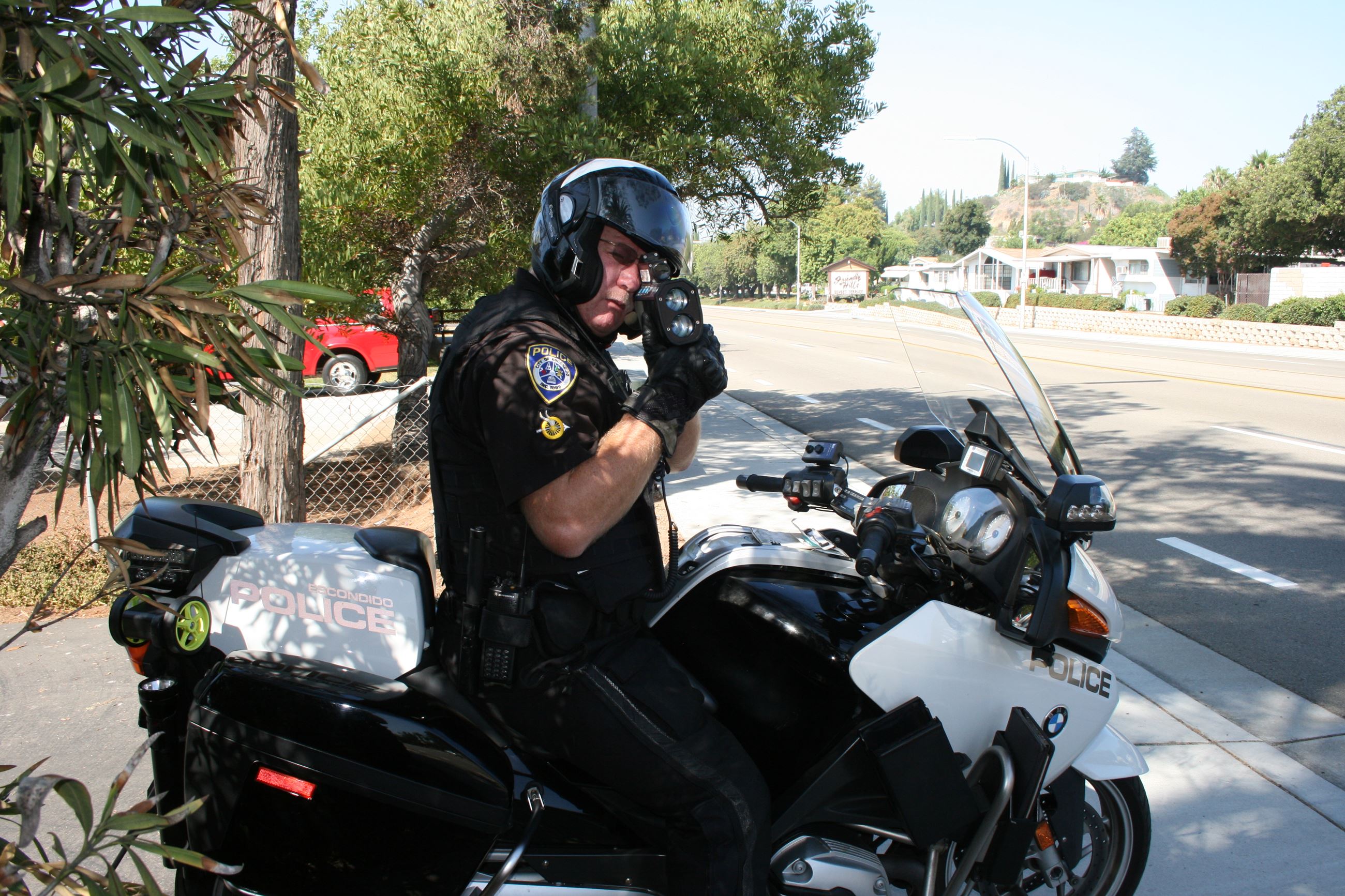 Traffic Police on Motocycle