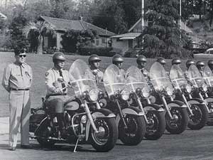 History - Officers on Motorcycles
