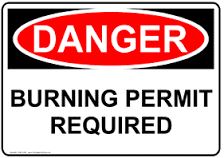 Burning-Permit Required Graphic