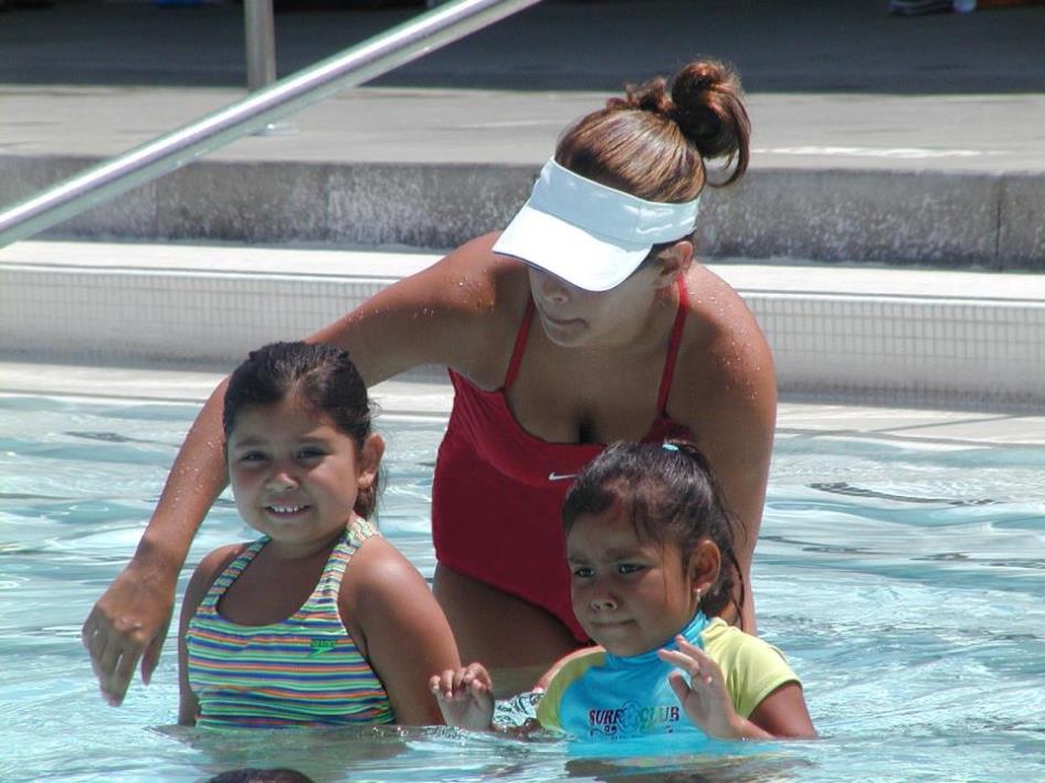 Swim Instructor with Children