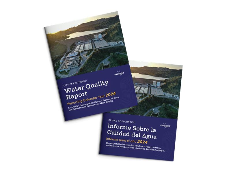 Cover images of the water quality report